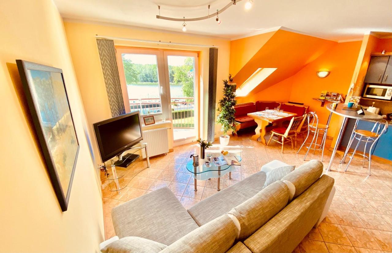 Sonnige Maisonette-Wohnung Mit Blick Auf Die Bucht Dziwnów 外观 照片